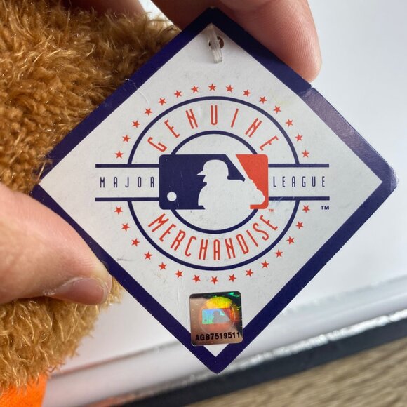 MLB Detroit Tigers Teddy Bear Cub Mascot Plush Stuffed Animal Baseball 10" - Picture 7 of 8